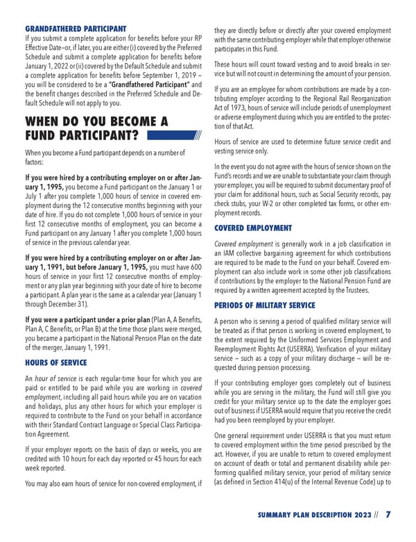 2023 NPF Summary Plan Description - Page 9