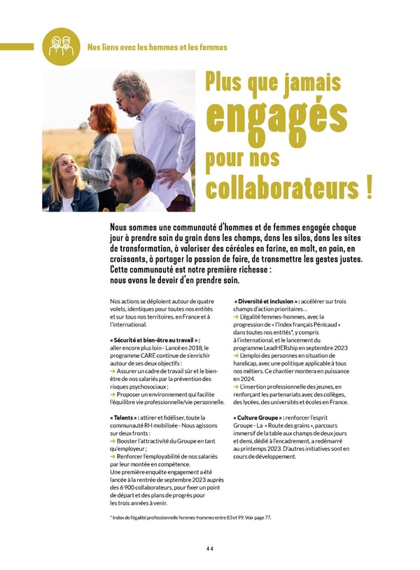 Rapport Intégré du Groupe VIVESCIA | Juillet 2022 - Juin 2023 - Page 46