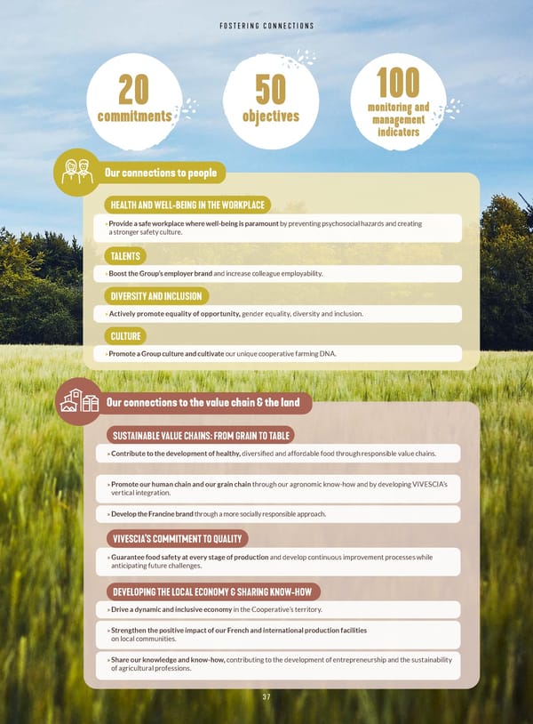 Integrated Report VIVESCIA Group | July 2022 - June 2023 - Page 39