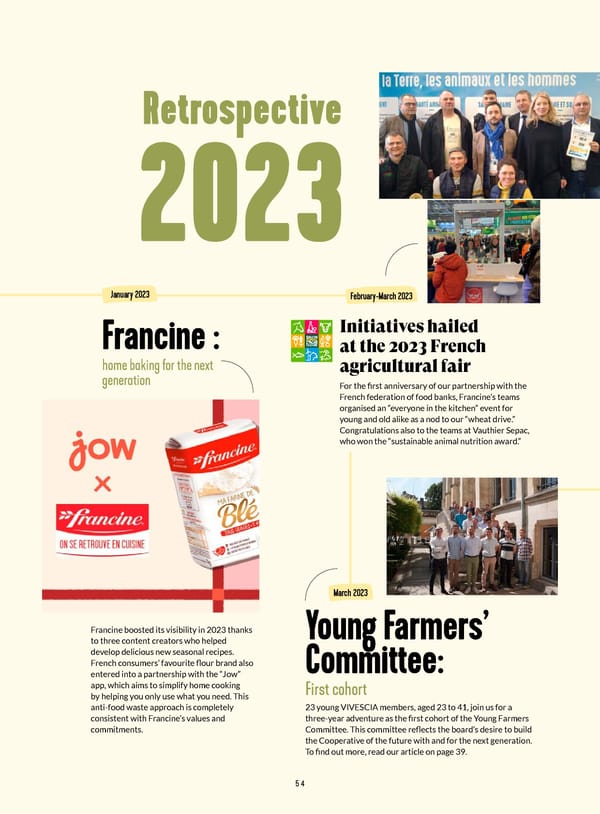 Integrated Report VIVESCIA Group | July 2022 - June 2023 - Page 56