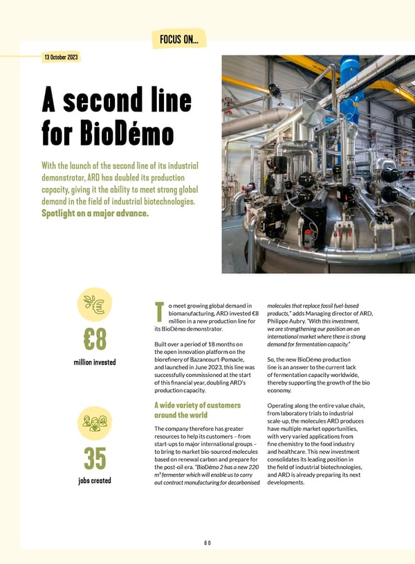 Integrated Report VIVESCIA Group | July 2022 - June 2023 - Page 62