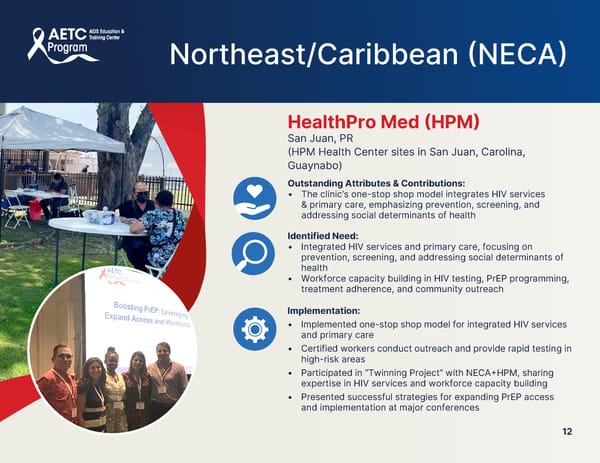 Ending the HIV Epidemic | Regional Champions 2023-2024 - Page 12
