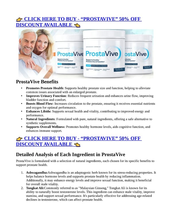 ProstaVive - [TOP 5 Reasons!] With PRICE? - Page 3