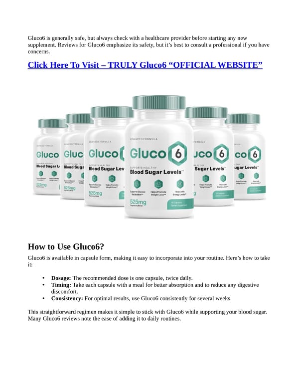 Gluco6 (USER GUIDE) "STEP BY STEP INFO" HOW TO USE? READ FULL ARTICLE! - Page 4