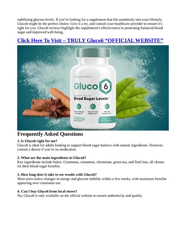 Gluco6 (USER GUIDE) "STEP BY STEP INFO" HOW TO USE? READ FULL ARTICLE! - Page 7