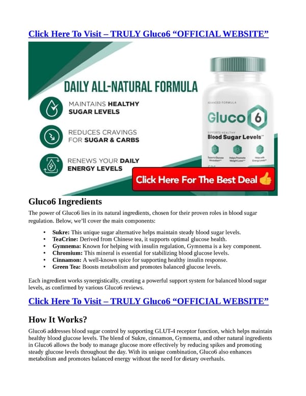 Gluco6 (LEGIT OR SCAM) — Really Work? - Page 2