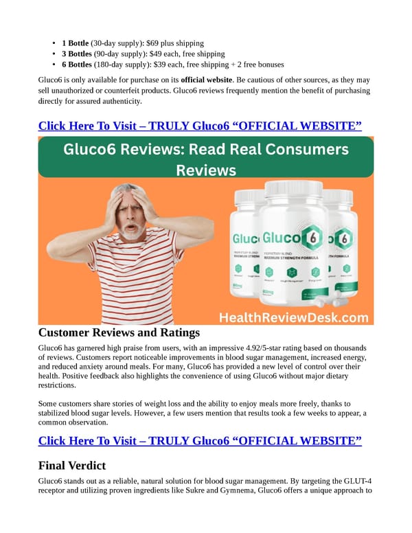 Gluco6 (LEGIT OR SCAM) — Really Work? - Page 6