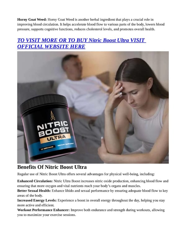 Nitric Boost Ultra CLINICALLY PROVEN You Must Need To Know!!!! - Page 5