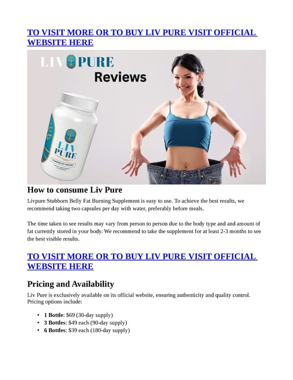 Liv Pure (USER GUIDE) "STEP BY STEP INFO" HOW TO USE? READ FULL ARTICLE! - Page 5