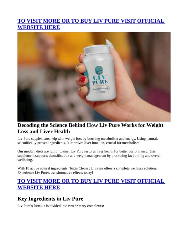 Liv Pure (LEGIT OR SCAM) — Really Work? - Page 2