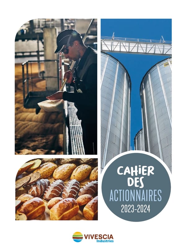 Cahier des actionnaires de VIVESCIA Industries | Edition 2023 - 2024 - Page 1