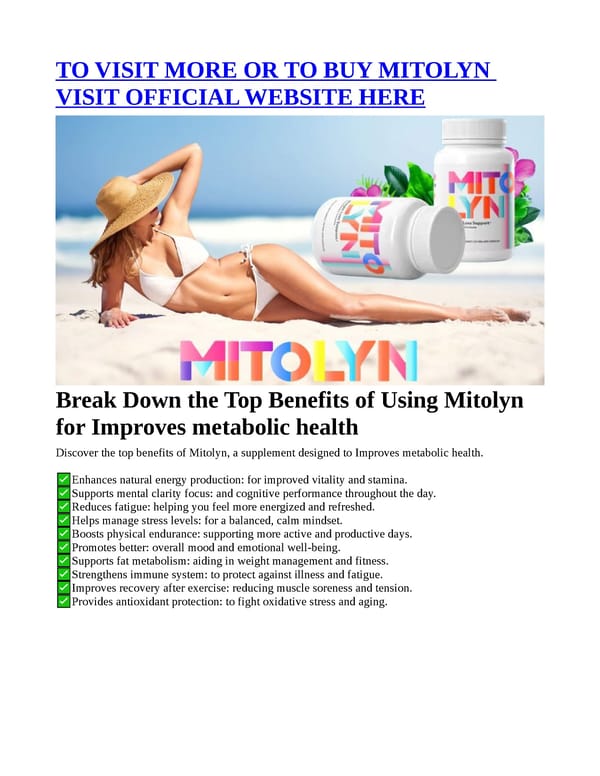 MITOLYN 2025 Legit Or Another Advertised SCAM? - Page 3