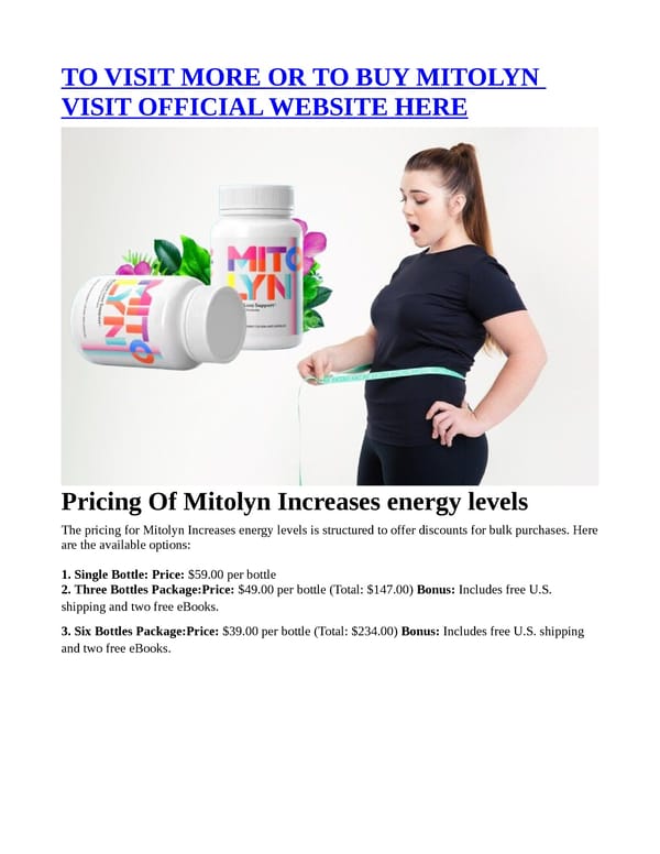 Mitolyn Weight Loss SCAM EXPOSED By People! - Page 5