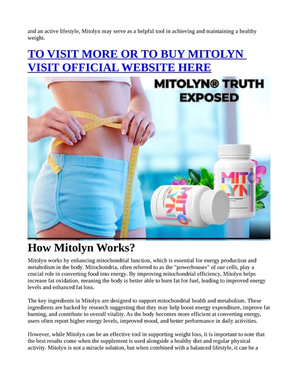 MITOLYN REVIEWS – REAL OR FAKE PROBIOTIC WEIGHT LOSS SUPPLEMENT? - Page 2