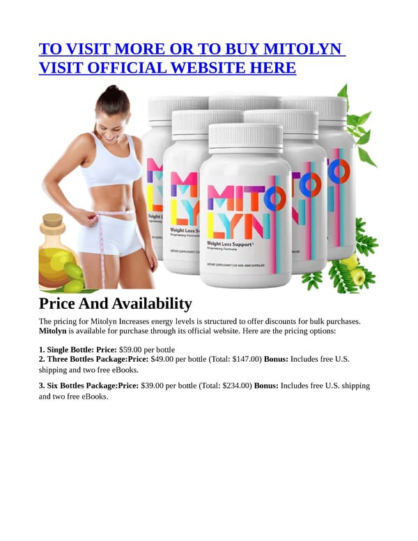 MITOLYN REVIEWS – REAL OR FAKE PROBIOTIC WEIGHT LOSS SUPPLEMENT? - Page 6