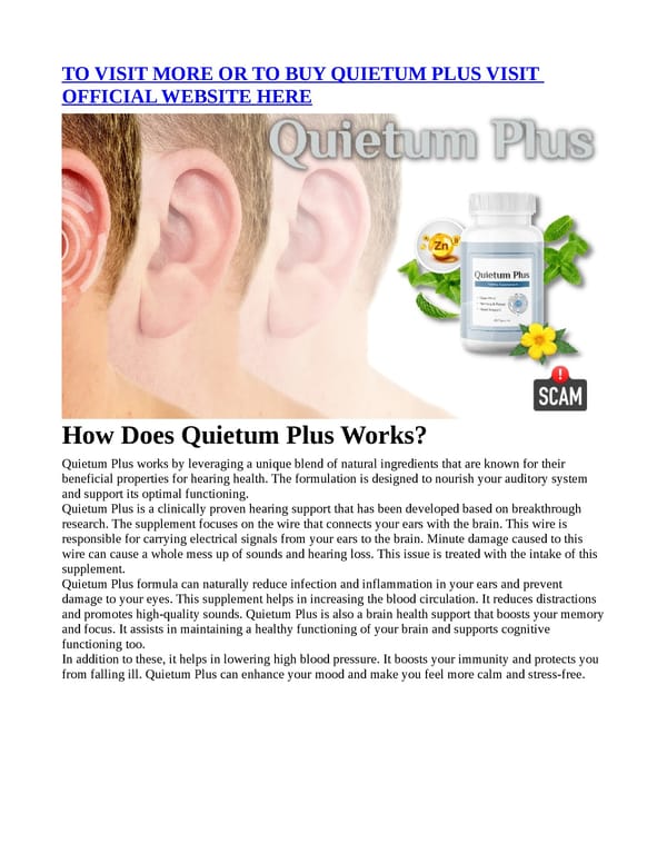 Quietum Plus (SCAM OR LEGIT EXPERIENCE) “Reviews” Genuine? - Page 2