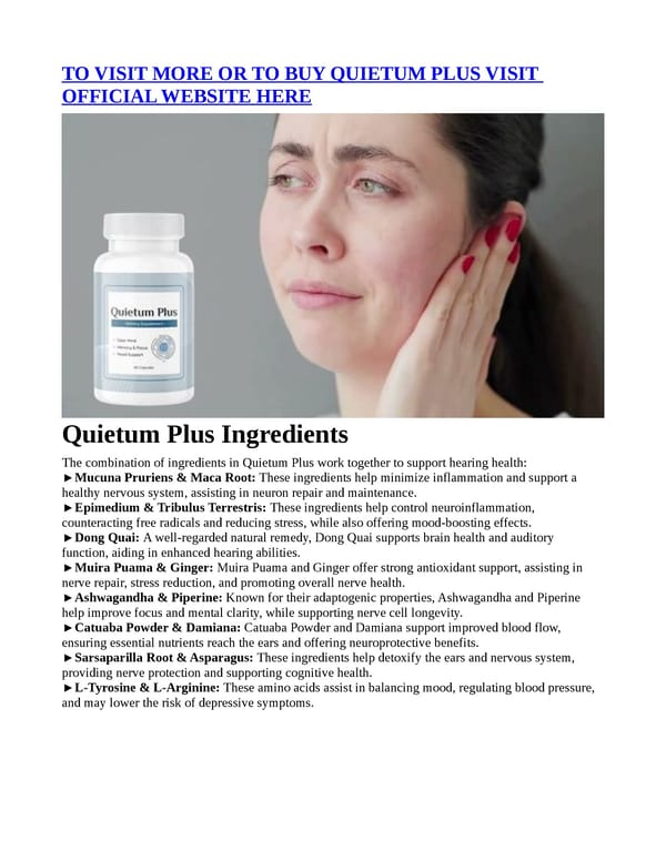 Quietum Plus (SCAM OR LEGIT EXPERIENCE) “Reviews” Genuine? - Page 3