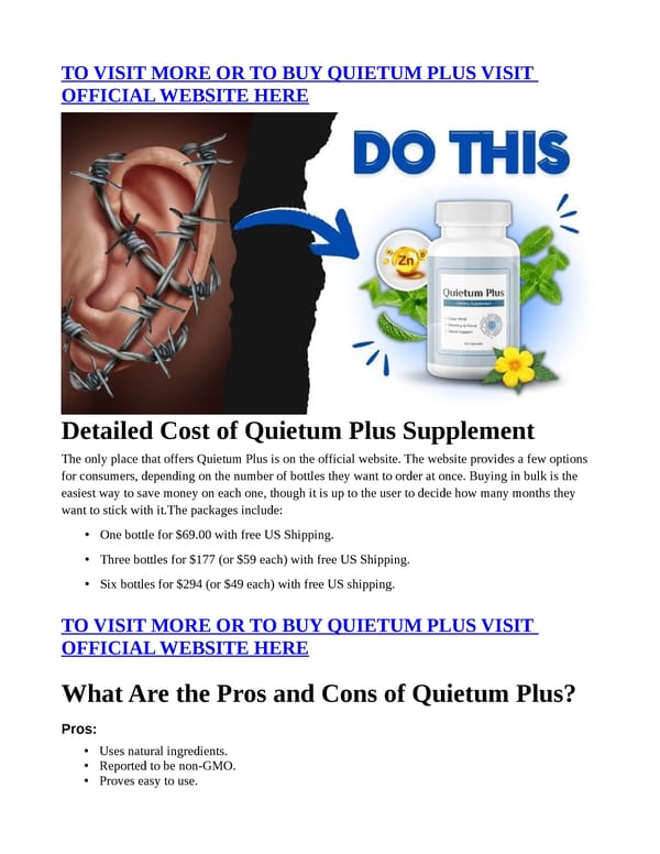 Quietum Plus (SCAM OR LEGIT EXPERIENCE) “Reviews” Genuine? - Page 5