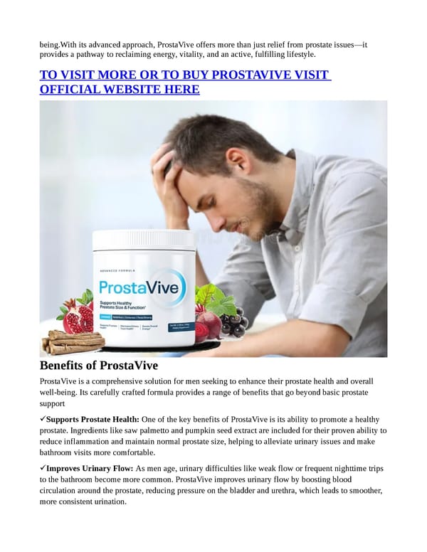 ProstaVive Reviews (GENUINE GUIDE!!) EXPERT CHECK! - Page 3