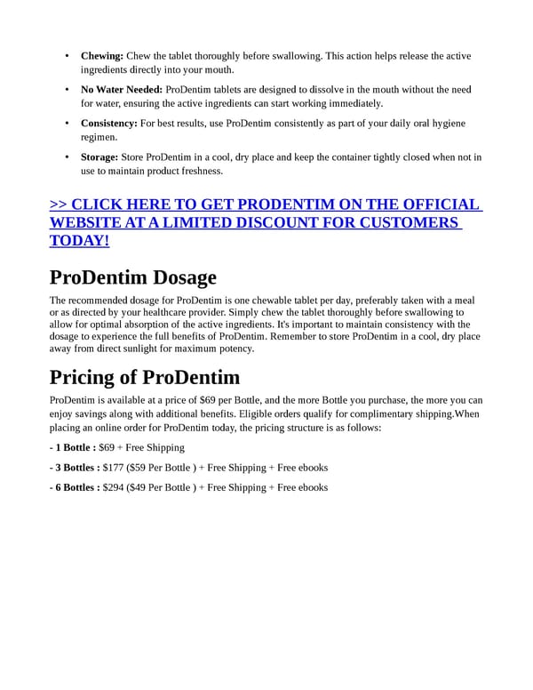 ProDentim (NEW UPDATE 2025) Does It Really Work and Is It Safe? - Page 6