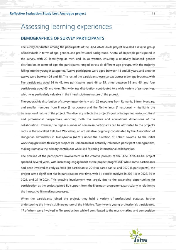 Celluloid Connections: Cultivating creative skills through analogue film and musical collaboration - Page 12