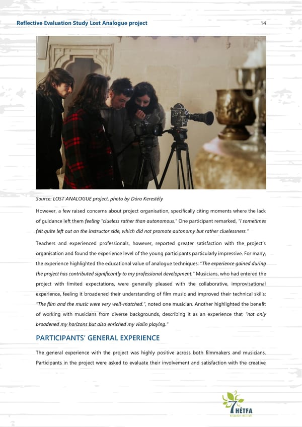 Celluloid Connections: Cultivating creative skills through analogue film and musical collaboration - Page 15