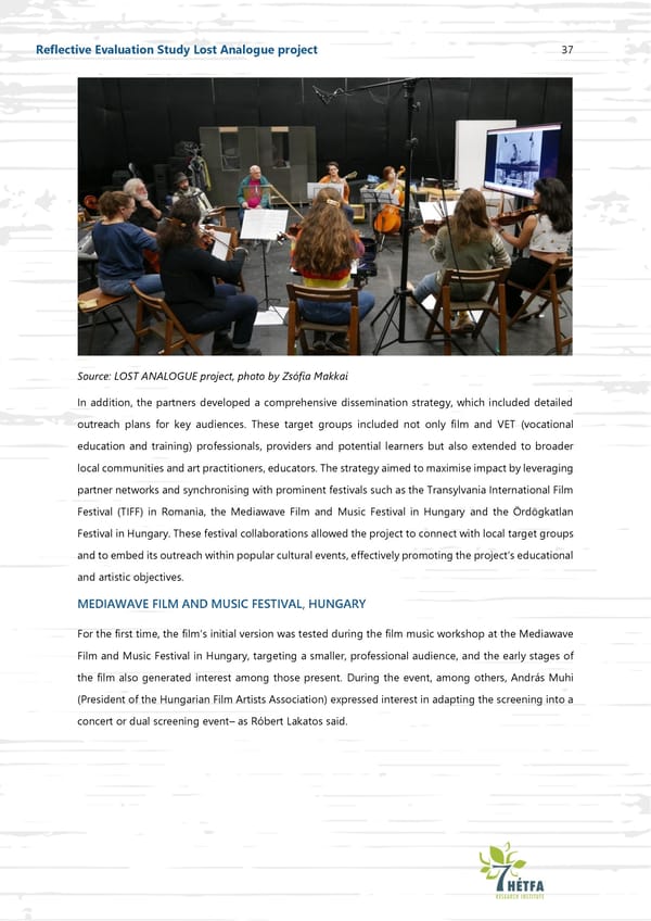 Celluloid Connections: Cultivating creative skills through analogue film and musical collaboration - Page 38