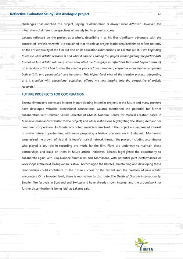 Celluloid Connections: Cultivating creative skills through analogue film and musical collaboration - Page 43