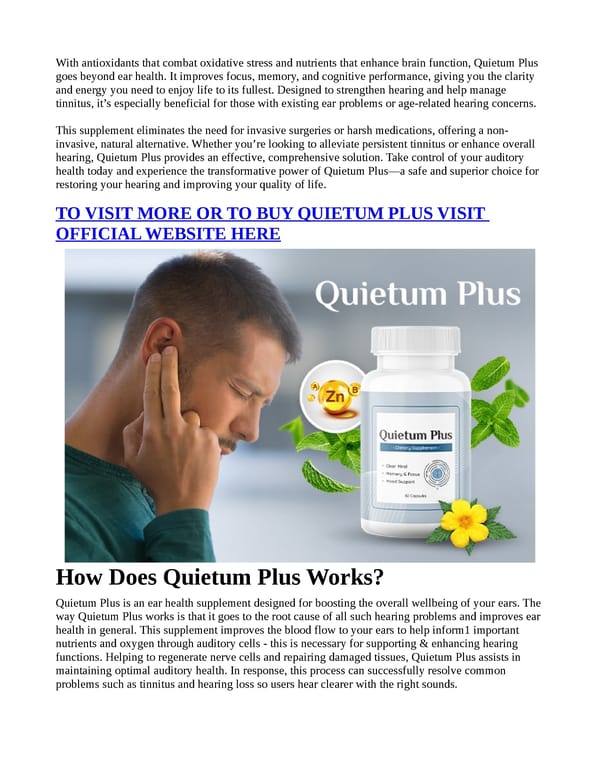 Quietum Plus (PROS OR CONS) — Really Work? - Page 2