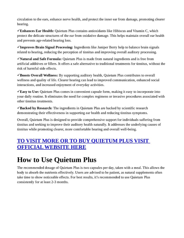 Quietum Plus (PROS OR CONS) — Really Work? - Page 5