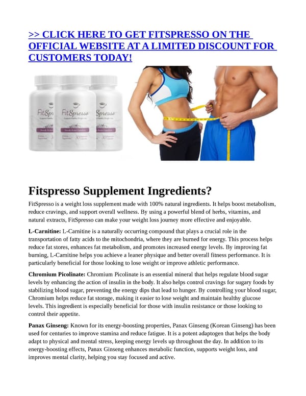 FitSpresso : ["DOES IT WORK"] HONEST REVIEW FOR THE PEOPLE - Page 3