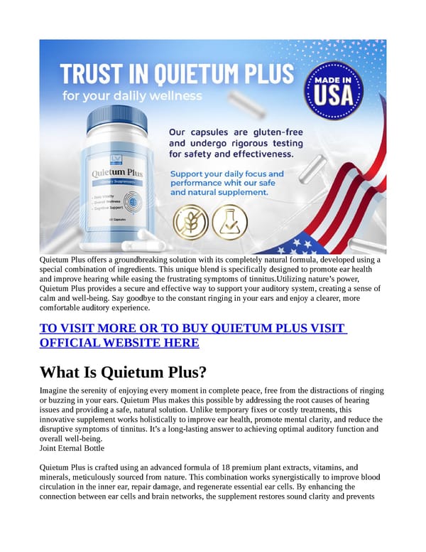 Quietum Plus 2025 Legit Or Another Advertised SCAM? - Page 1