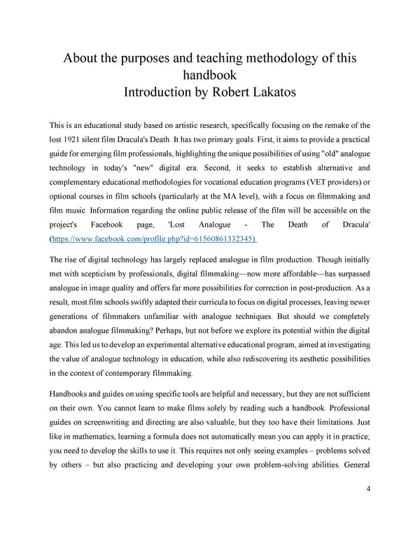 Lost Analogue: Exploring Film, Music, and Interdisciplinary Methods in Education - Page 5