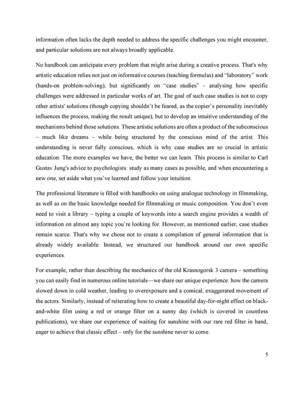 Lost Analogue: Exploring Film, Music, and Interdisciplinary Methods in Education - Page 6