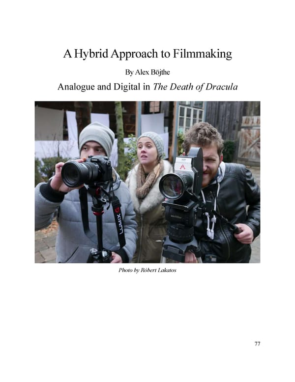 Lost Analogue: Exploring Film, Music, and Interdisciplinary Methods in Education - Page 78