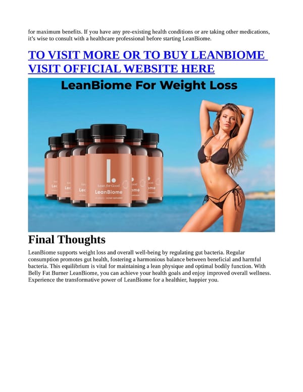 LeanBiome (SCAM OR LEGIT EXPERIENCE) “Reviews” Genuine? - Page 7