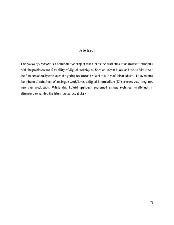 Lost Analogue: Exploring Film, Music, and Interdisciplinary Methods in Education - Page 79