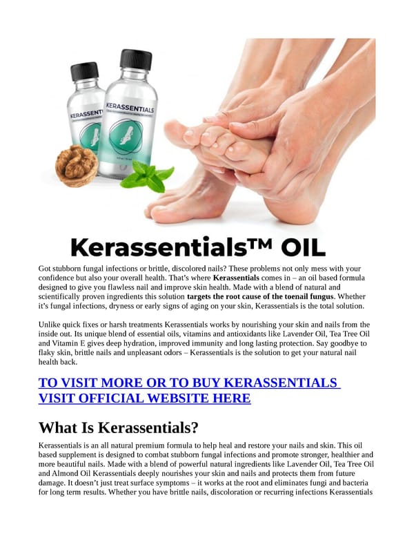 Kerassentials [FRAUD OR LEGIT] Shocking TRUTH! - Page 1