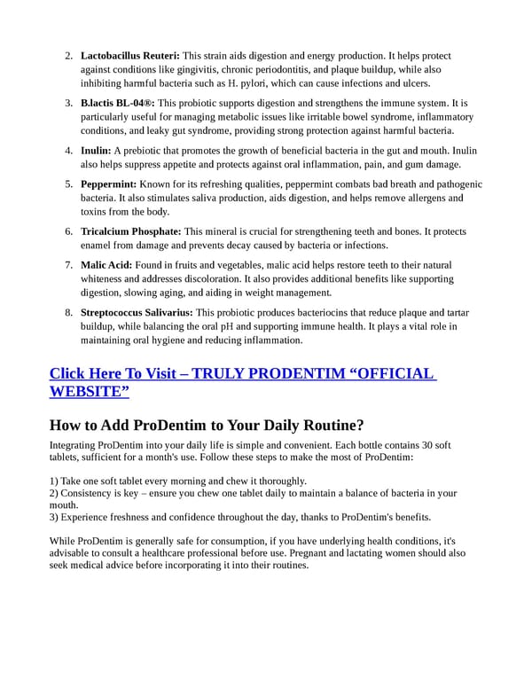 Is it Safe~ProDentim I Tried It Out! [2025 BIG Update] - Page 4