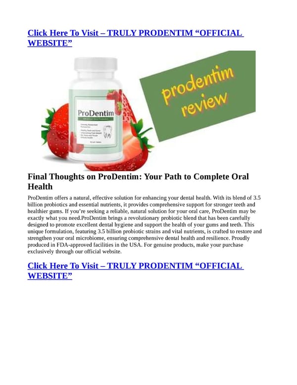 PRODENTIM REVIEW JANUARY 2025: HONEST CUSTOMER FEEDBACK & CONSUMER REPORTS - Page 6