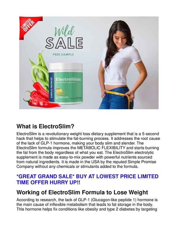 ElectroSlim Reviews: Does it Work? Scam Or Legit Gut Health Powder! - Page 1