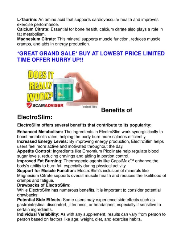 ElectroSlim Reviews: Does it Work? Scam Or Legit Gut Health Powder! - Page 4