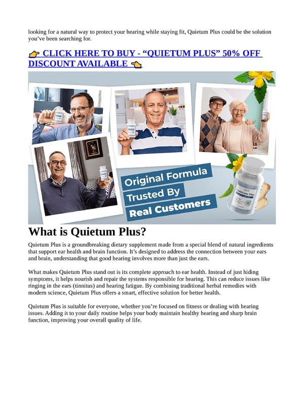 Quietum Plus [Update Price] — How Does It Truly Function? - Page 2