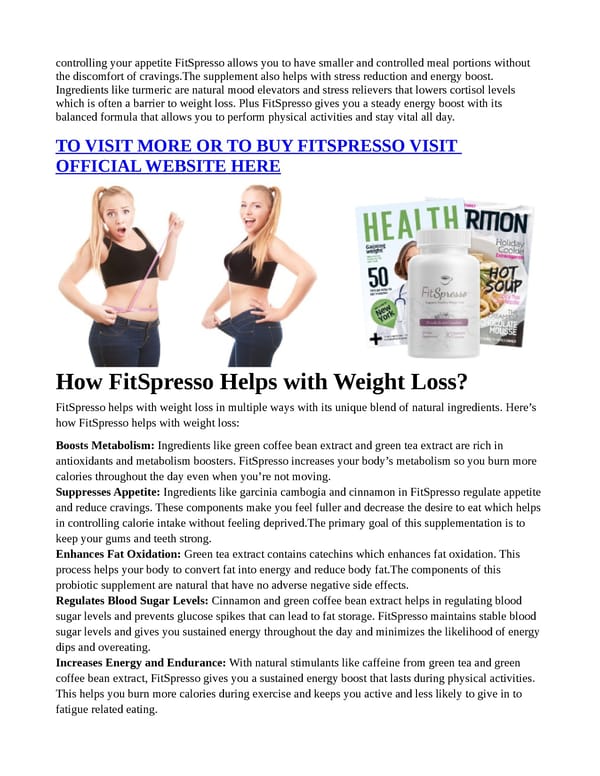 FitSpresso — [TOP 5 BENEFITS 2025!] With PRICE? - Page 2