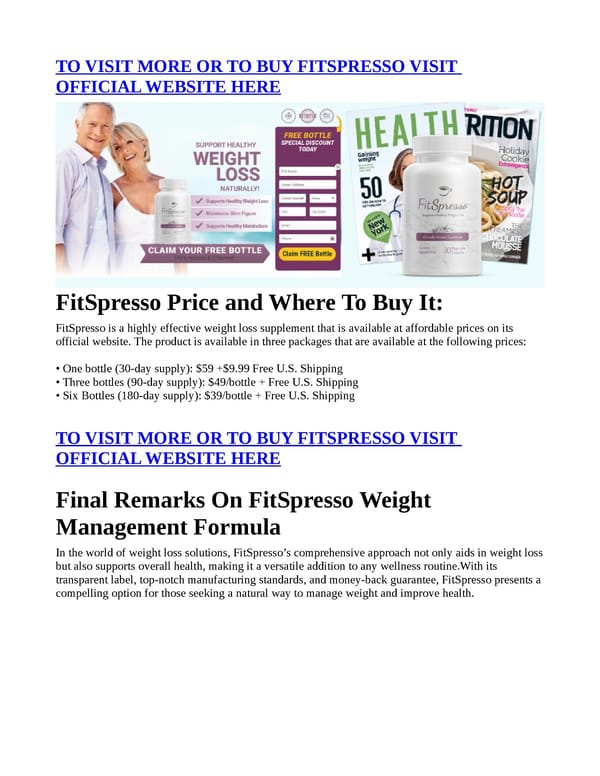 FitSpresso — [TOP 5 BENEFITS 2025!] With PRICE? - Page 4