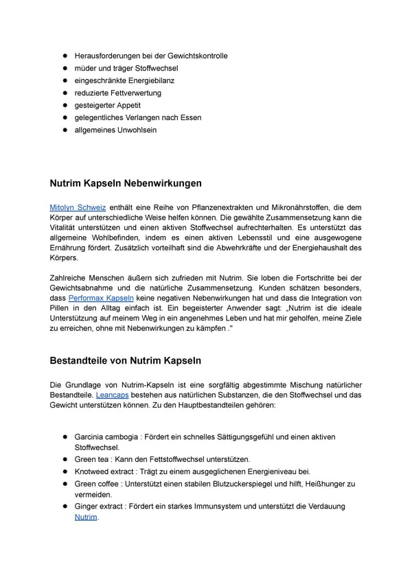 Nutrim Capsules: Erfahrungen, Nebenwirkungen, Bestandteil & Kaufen - Page 2