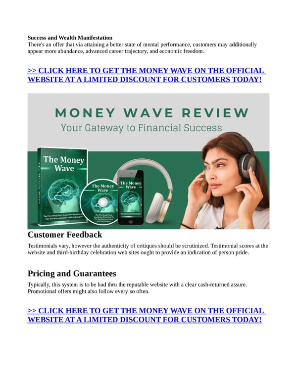 The Money Wave Reviews (NEW!) Price on Website & Consumer Reports! - Page 4