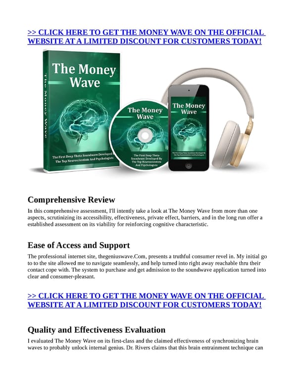 The Money Wave Reviews (NEW!) Price on Website & Consumer Reports! - Page 7