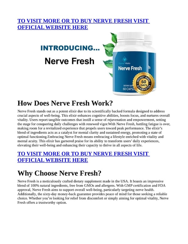 Nerve Fresh (LEGIT OR SCAM) — Really Work? - Page 2