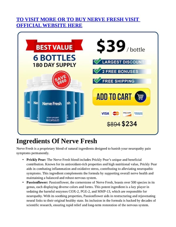 Nerve Fresh [TOP RATED] “Reviews” Genuine Expense? - Page 3